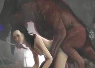 Hardcore stallion in the 3D porn