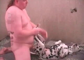 Small Dalmatian fucked in the ass
