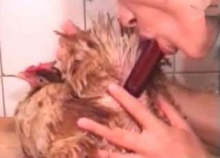 Cock loves this huge sex toy