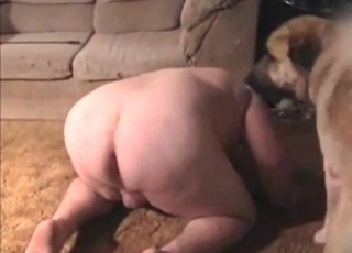 Very fat slut and hot dog