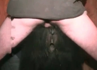 Dude fucking black mustang