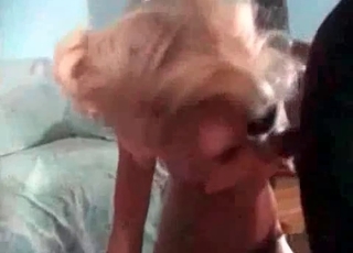 Couple fucking a dog