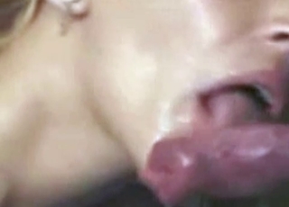 Redhead blows her lovely dog