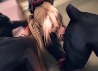Hot cartoon bestiality sex scene