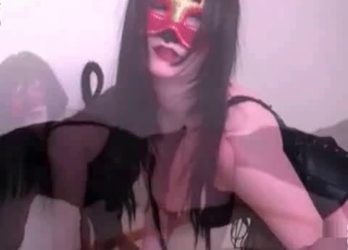 Twat nailed by a mongrel