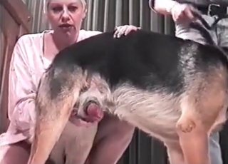 Shepherd enjoys her tight twat
