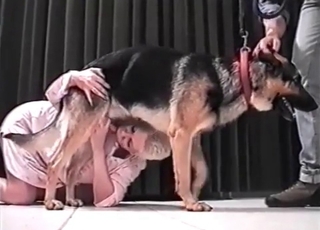 Shepherd enjoys her tight twat