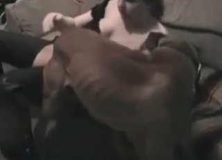 Very intensive bestiality sex