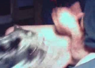 Pup and his filthy owner