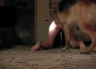 Tyke drilling fat brunette