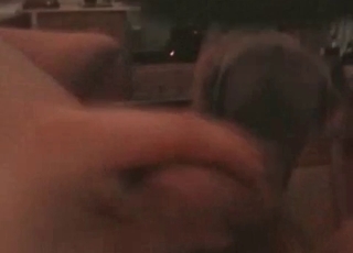 Submissive dog enjoys his dick