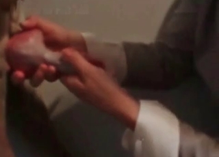 Mongrel fucking a pussy