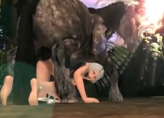 3D Stallion fucks a sweet babe