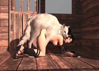 Cartoon doggy fucking girl