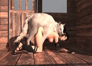 Cartoon doggy fucking girl