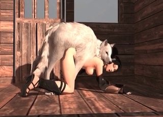 Cartoon doggy fucking girl