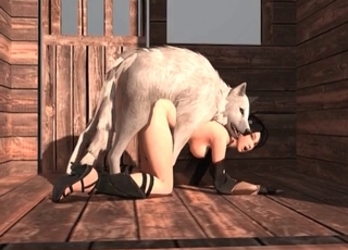 Cartoon doggy fucking girl