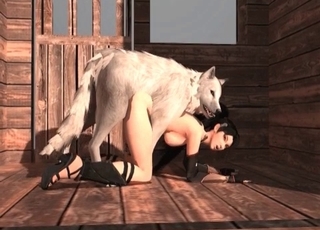Cartoon doggy fucking girl