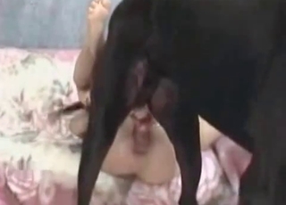 Hot bestial sex in the close up
