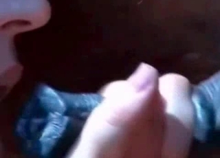 Mutt enjoying a blowjob