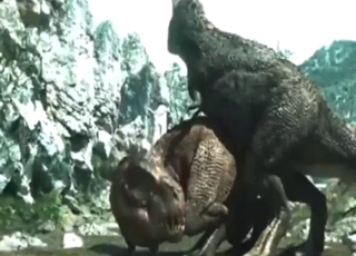 Zoophile porn with dinosaurs that fuck around