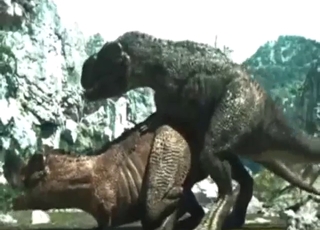 Zoophile porn with dinosaurs that fuck around