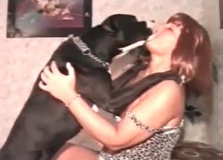 Redhead loves her dirty hot puppy